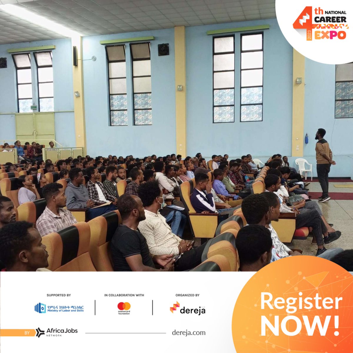 DerejaOfficial's tweet photo. 2023 NATIONAL CAREER EXPO!
Orientations are taking place!
Be part of it in 2 simple steps
Step One: Register here
Step Two: Attend the orientation given tomorrow at 6kilo FBE Campus
Location: https://t.co/oD2YutFXeY
#Dereja #findyournextstep https://t.co/pbIlov72hS