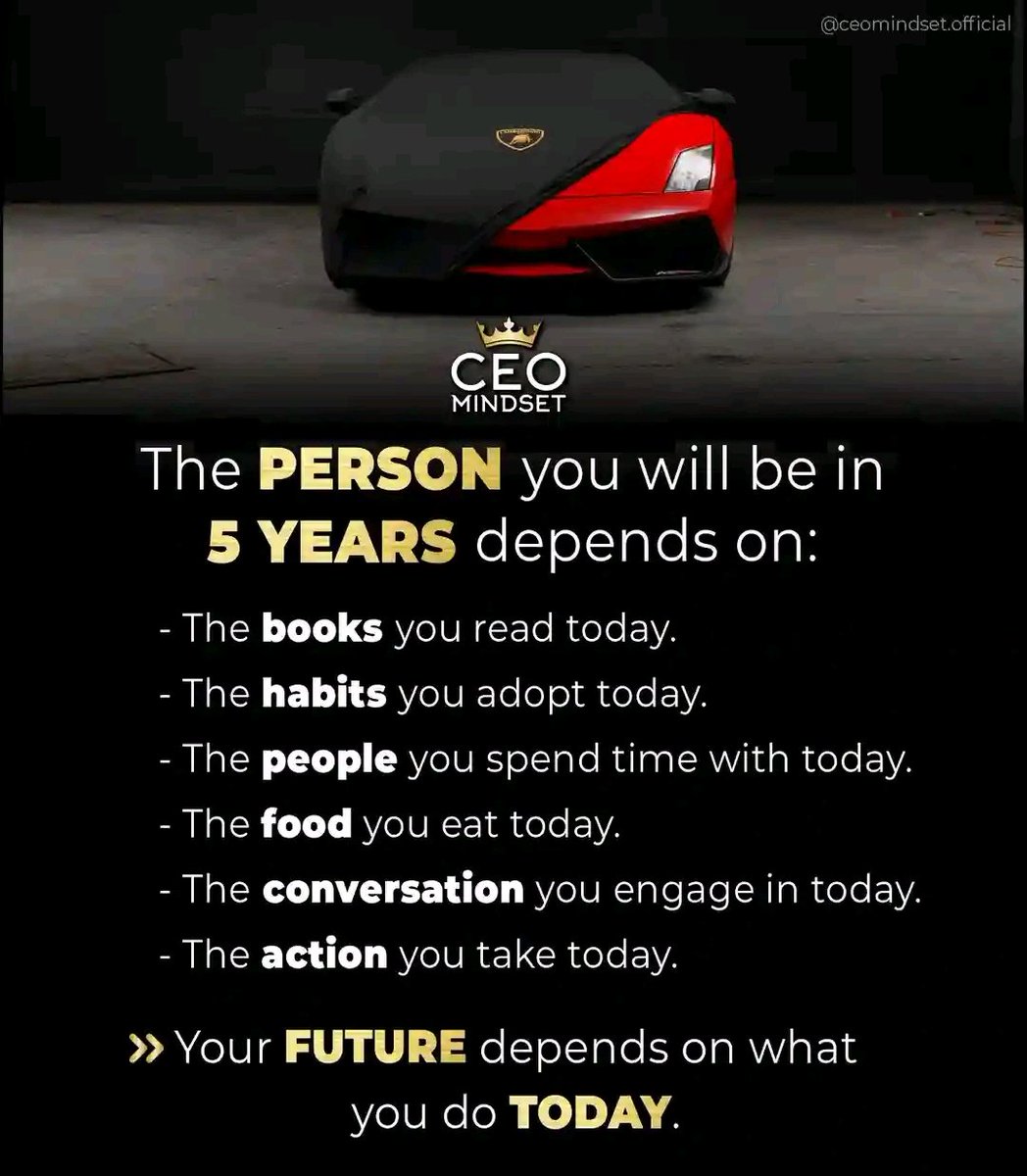 The person you will be in 5 years depends on you:
#ceomindset #wealthgrowth #2023 # secretcodes