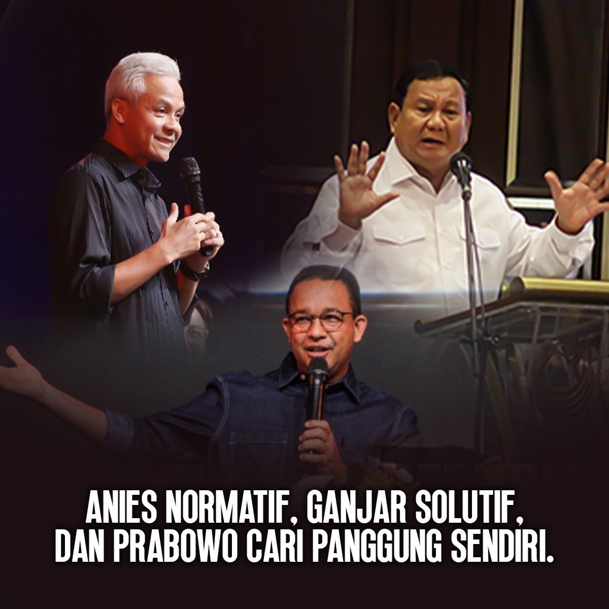 Siapa capres pilihanmu, gaes?

Ganjar Pranowo: RT 🔂
Prabowo: Like ❤️

Maaf Anies ga masuk dulu ya. 🤭