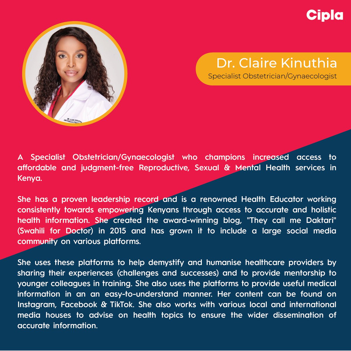 Dr. Claire Kinuthia on X: #CTRHPodcast Episode 4 with the