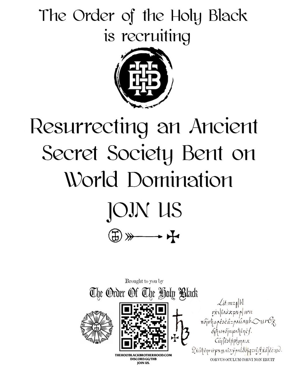 The Order of the Holy Black tweet media