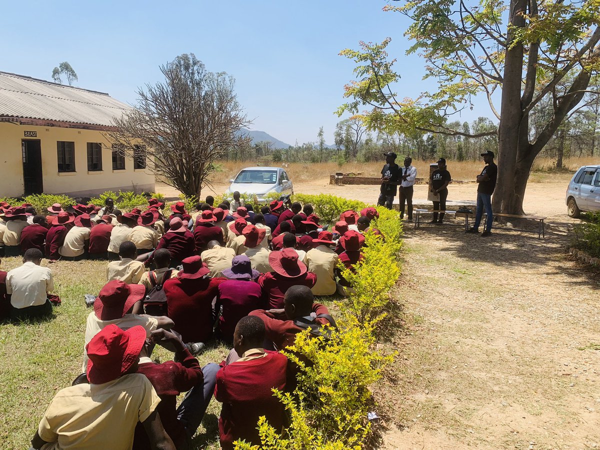 Launch of the veld fires intra school essay competition held at Guyson Secondary Schoool for students to research &amp; take part in a essay competition based on veld fires sponsored by <a href="/Scatzimbabwe/">Sustainable Climate Action Trust</a> 

facebook.com/10007343154090…
#scat #sdg13 #notoveldfires <a href="/UNICEFZIMBABWE/">UNICEF ZIMBABWE</a> <a href="/forestrycom1/">Forestry Commission Zimbabwe</a>