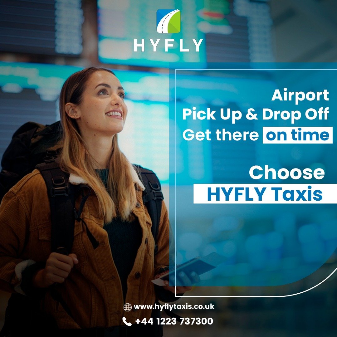 For stress-free airport pick-up and drop-off services, choose HYFLY Taxis.

Book now: hyflytaxis.co.uk

Call us: 01223 737300

#airporttransfers #airtransport #airporttransportation #airporttransferservice  #HYFLYTaxis #TravelWithEase #airportjourney #travelpeacefully