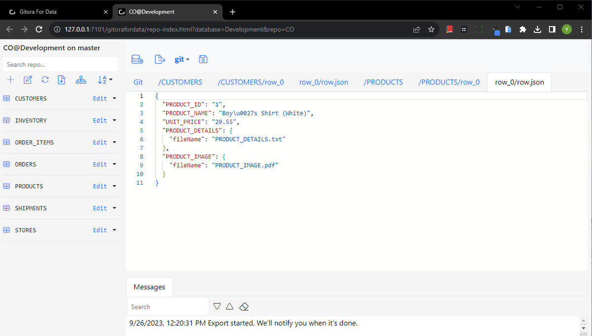 GitoraForPLSQL's tweet image. Introducing Gitora For Data: Integrate data in your tables with Git. Utilize any Git command and import any dataset version back into your chosen database. Ideal for managing metadata, Large Objects (LOBs), and value lists. Download the free trial today: gitora.com/version_contro…