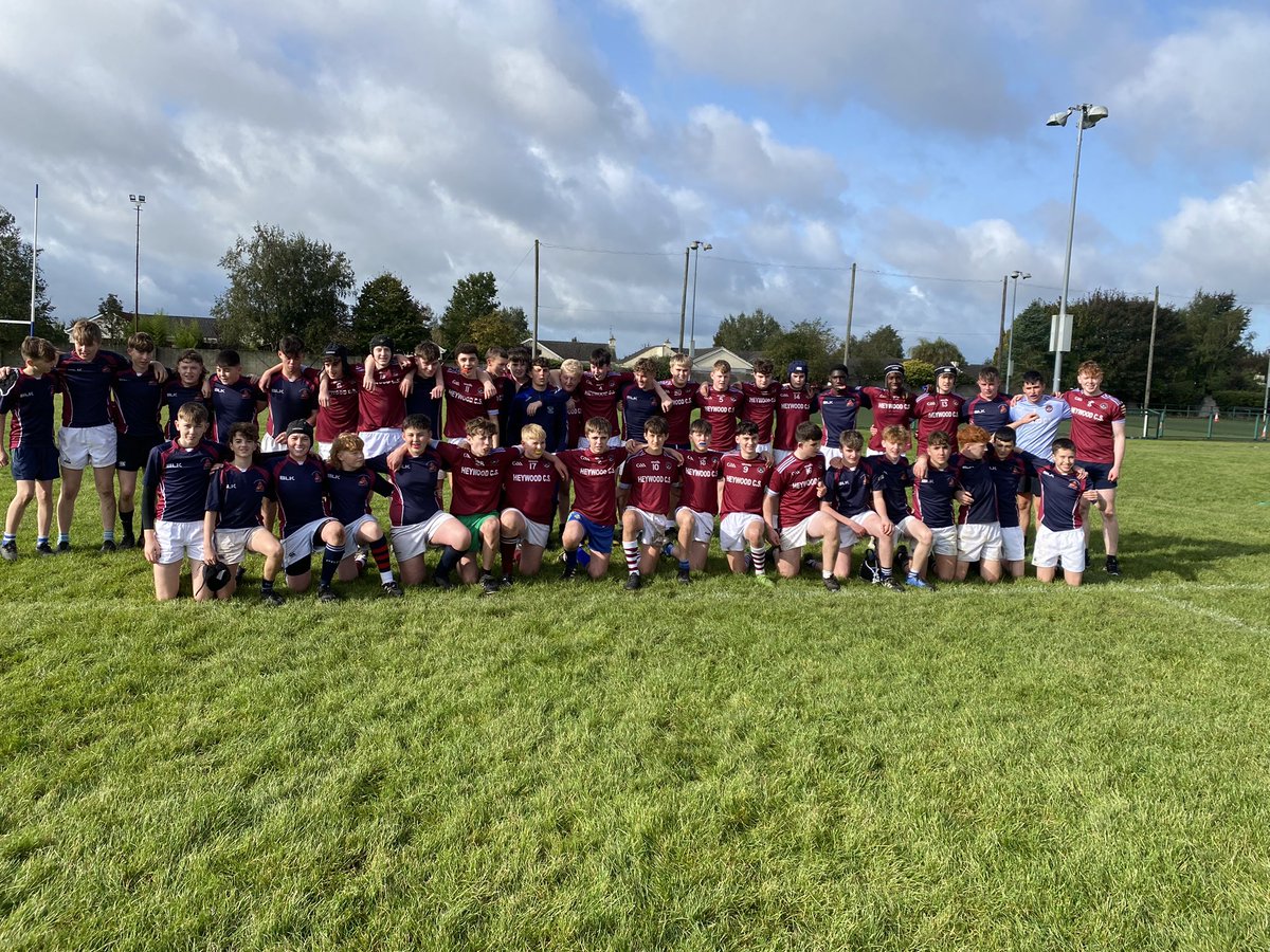 Delighted to have Heywood CS participating, for the 1st time, in todays Junior Development blitz. Well done to <a href="/mountrathcs/">Mountrath Community School</a> &amp; <a href="/St_Marys_cbs/">St Mary’s CBS</a> who continued their own rugby journey in the <a href="/NMLBIRFU/">NorthmidlandsRugby</a> school’s competitions #Fromthegroundup #neverstopcompeting