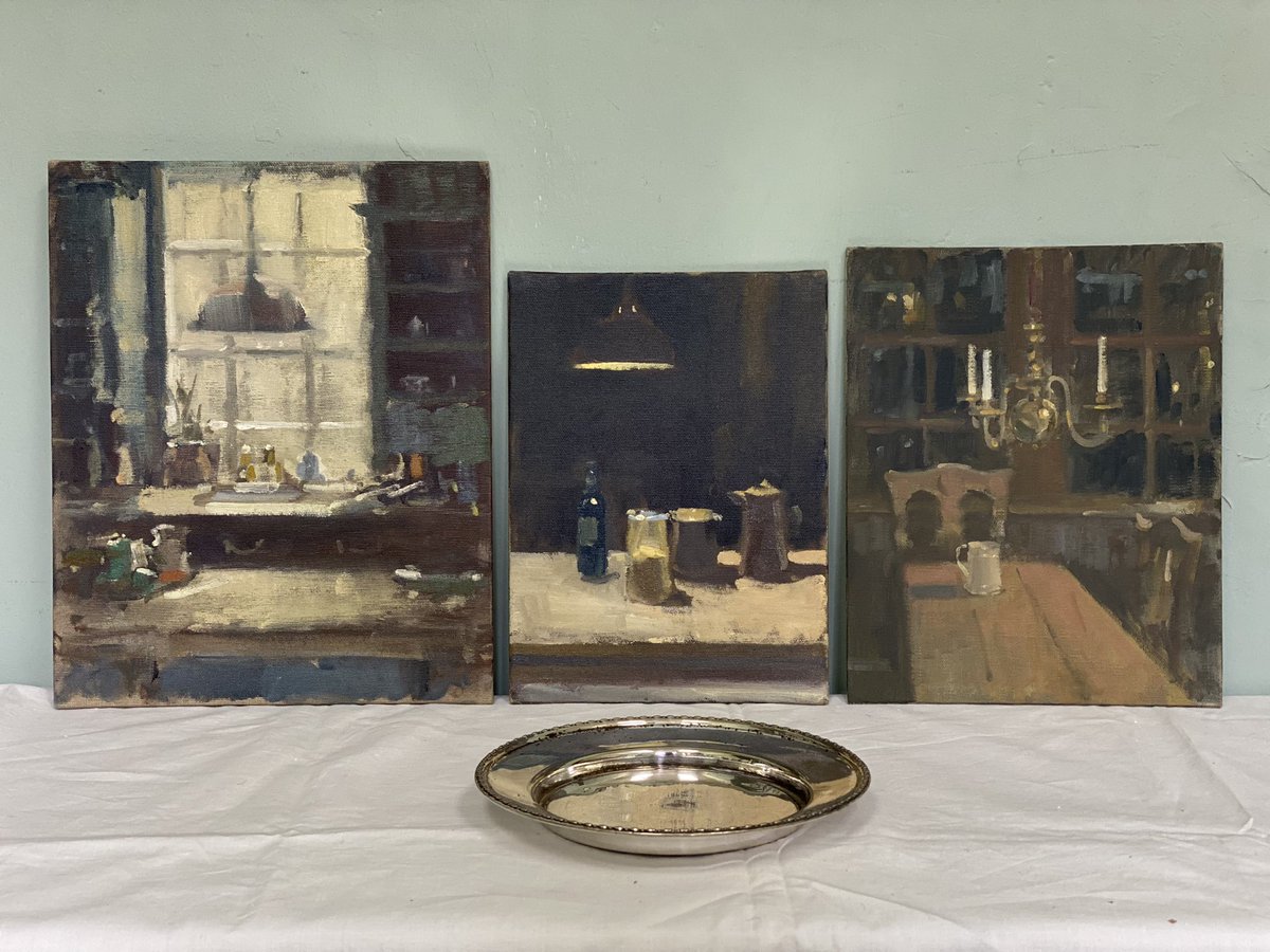 A trio of interiors.