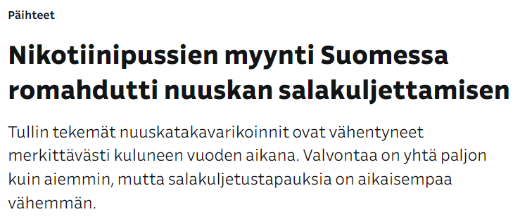Päihteiden sääntely vie rikollisilta rahat.