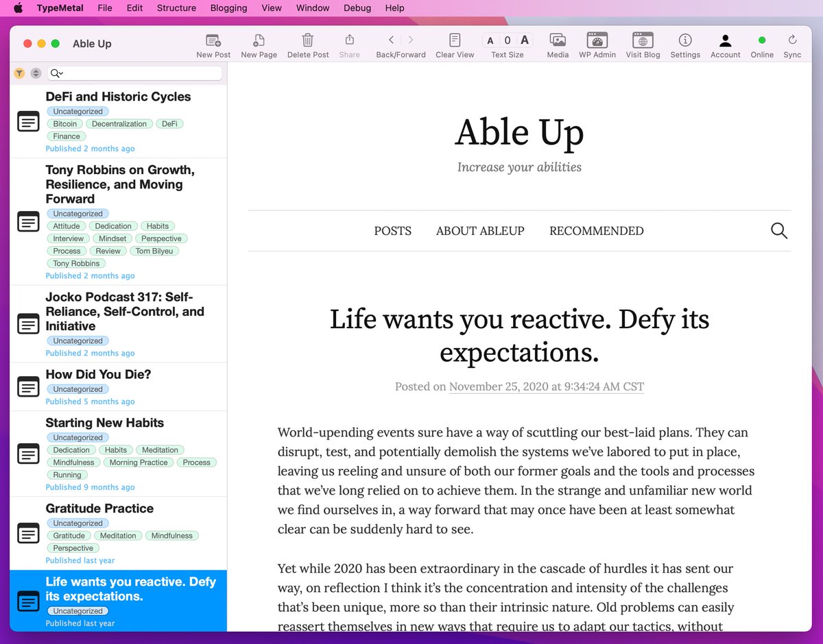 CoherenceLabs's tweet photo. If you wrangle #HTML or write for #WordPress sites on a #Mac, try TypeMetal — the app we created just for you! Its unique visual editor and advanced sync helps #writers create with agility and keep their work close at hand! https://t.co/ZRud8jJJnk https://t.co/qHrKHKkne3