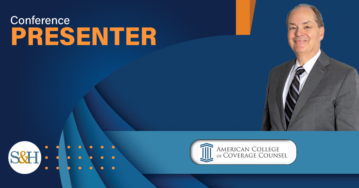Sulloway Member John Harding will be presenting at the 9th Annual ACCC Insurance Law Symposium. John and his fellow presenters will be discussing the impact of 3M's $10 Billion 'Forever Chemical' PFA settlement. And if the “Forever Chemical” results in “Forever Litigation”?