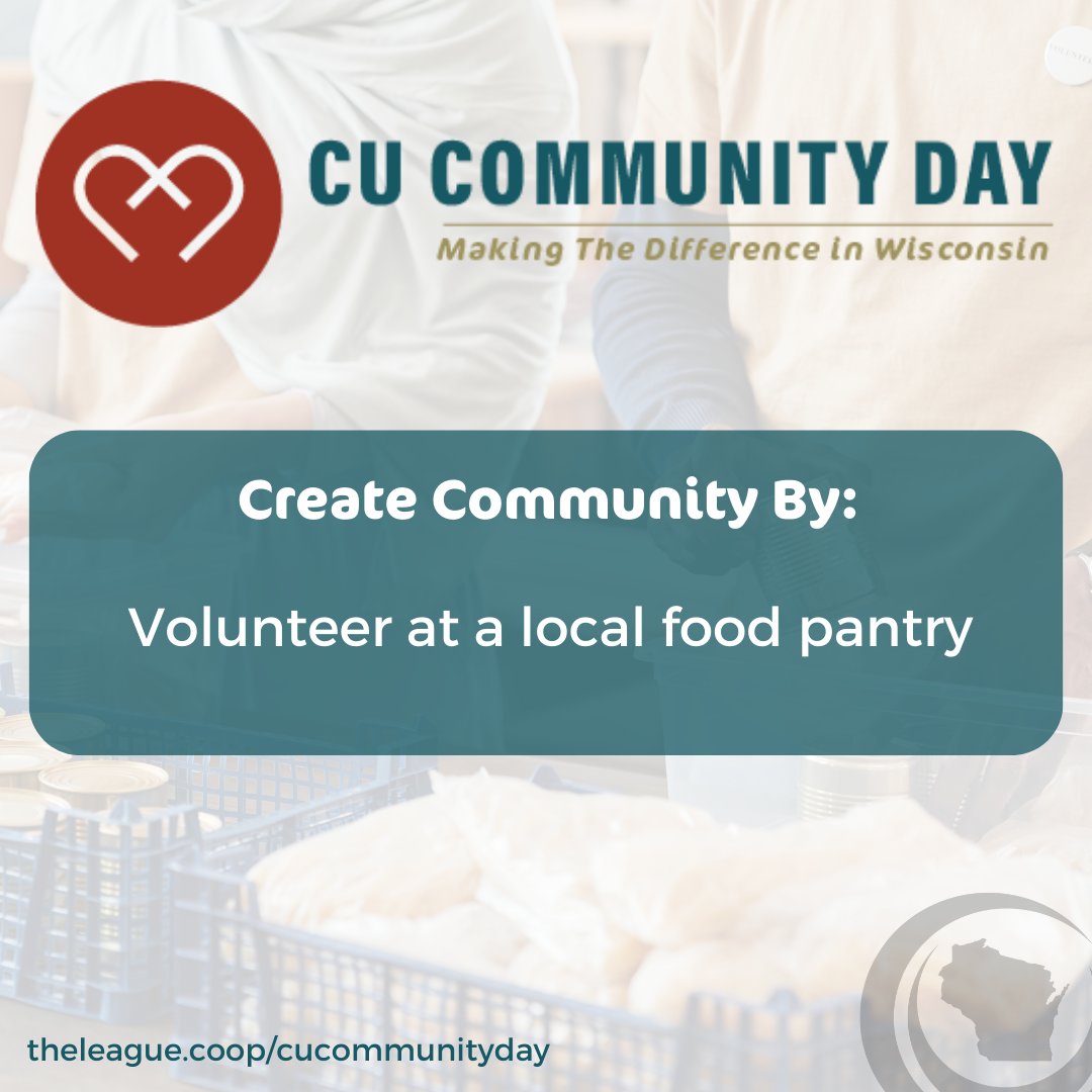 WICULeague's tweet photo. Less Than One Week Until #CUCommunityDay! There's still time to have your credit union participate.
Learn More! https://t.co/LoaF7NfWhQ https://t.co/eg66pKH9CA