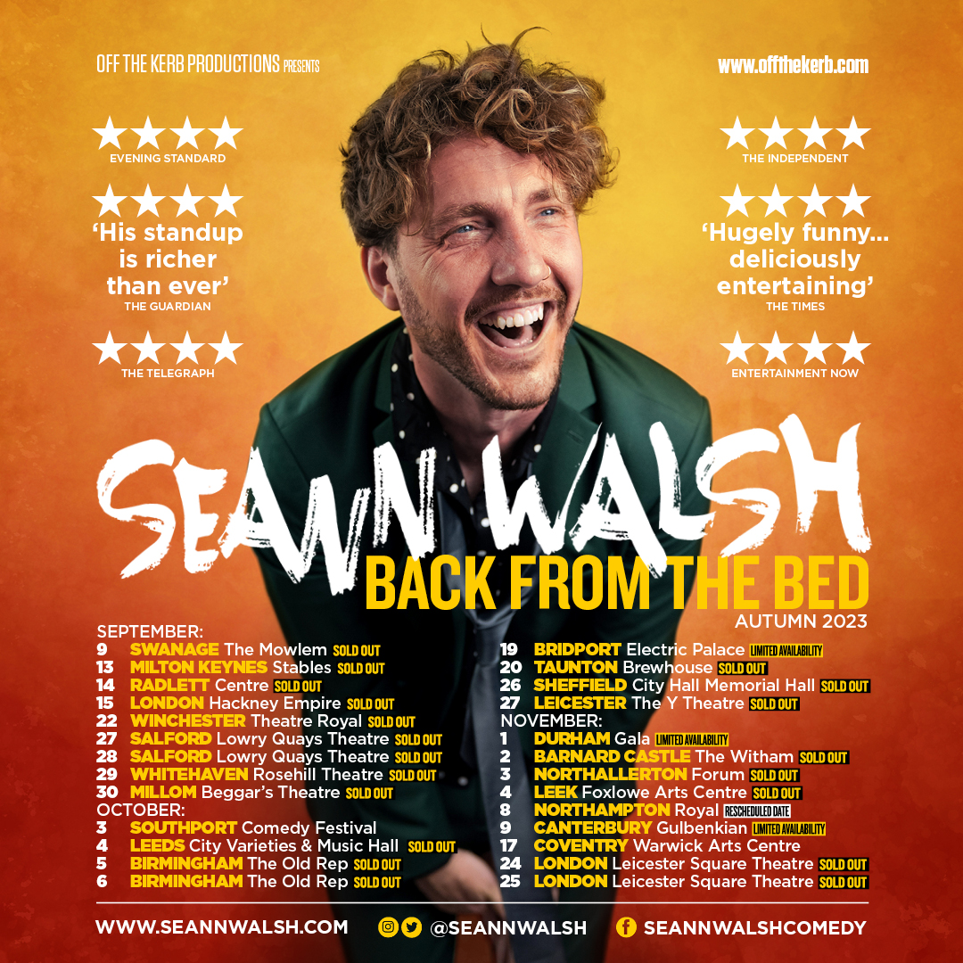 southportcomedy's tweet photo. The Southport Comedy Festival returns tonight in our beautiful heated and seated @MarqueesElite
at Victoria Park with the wonderful @seannwalsh
“Unquestionably the best observational comic of his generation” The Guardian. Tickets available 👉📷https://t.co/kZuEFgi2KK https://t.co/grQCBRq2Rh