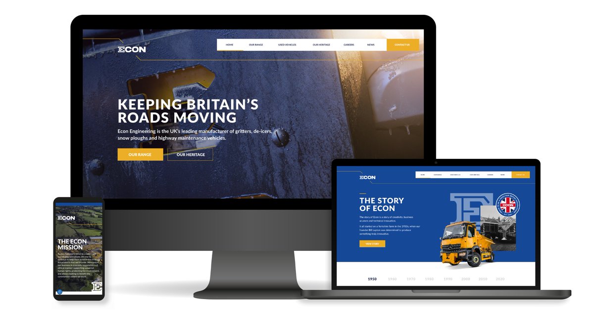 Today, we’re delighted to unveil our brand-new website! Upgraded with easier navigation, the new-look site with added e-commerce area tells the fascinating story of Econ through the years. Have a scroll and let us know what you think!👇 econ.uk.com