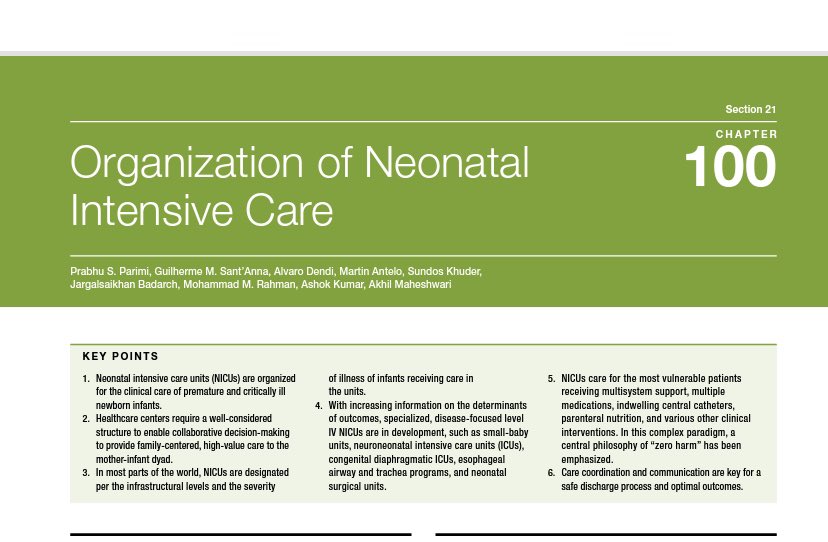 -Principles of Neonatology, 1st ed.-, honored to be among leading experts from all over the world in this awesome first edition!. Thanks <a href="/alvarodendi/">Alvaro Dendi 🌹</a> and <a href="/akhilmaheshMD/">Akhil Maheshwari</a> for this opportunity.