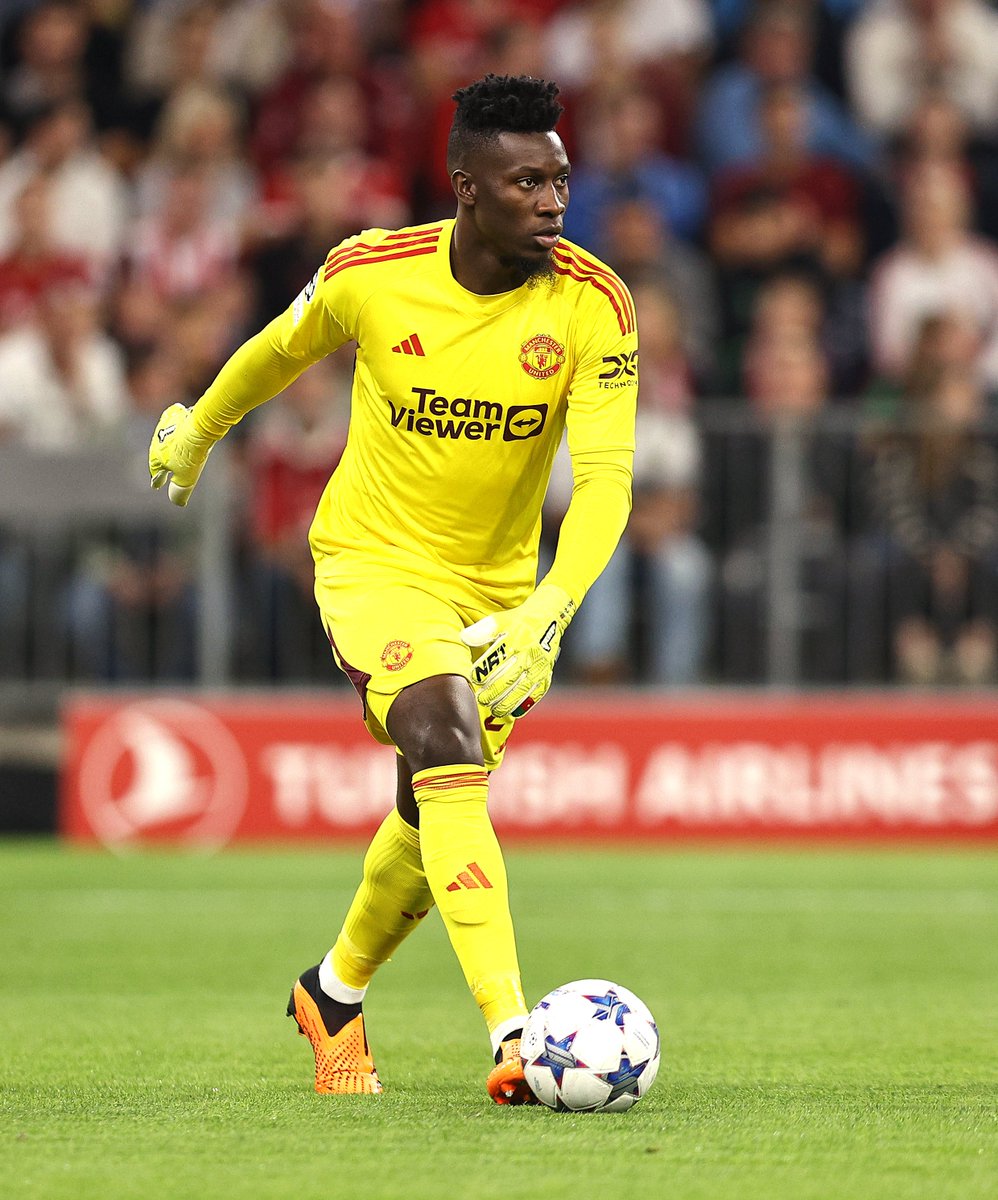 😬 Of the 28 players to attempt 50+ long balls, Andre Onana has the worst long ball success rate (30.5%) in the Premier League this season