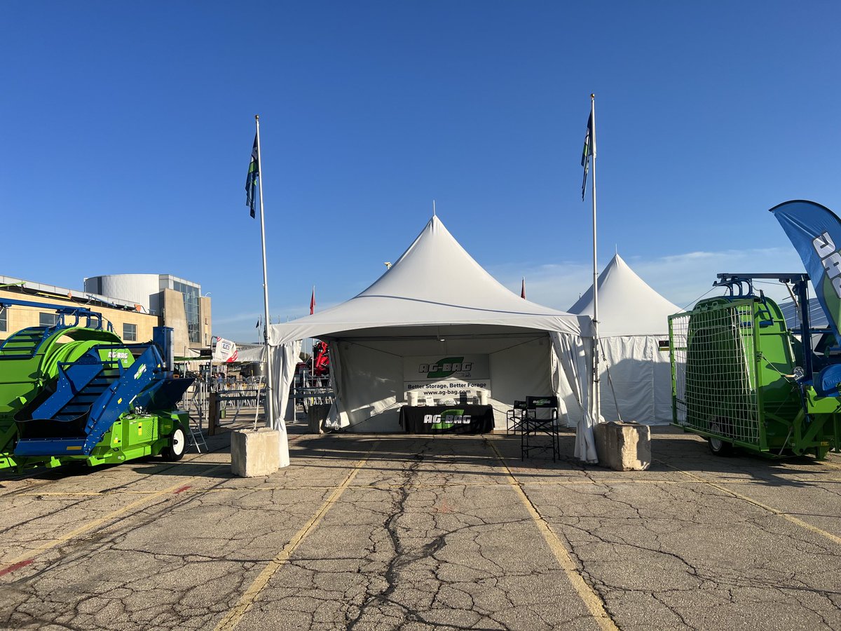 One more show for Ag-Bag by RCI.  We are at the World Dairy Expo this week through Friday in Madison, WI. #Ag-Bag #WDE2023 #Silage