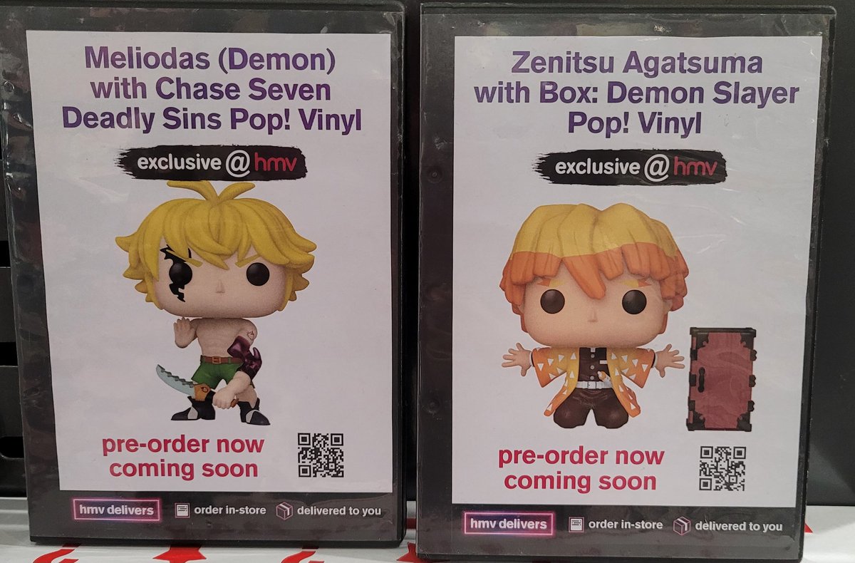 We are taking pre - orders for these awesome pops so don't miss out #hmvexclusive #popvinyl #FunkoPOPNews #HMV #popculture #COMINGSOON #PreOrder
