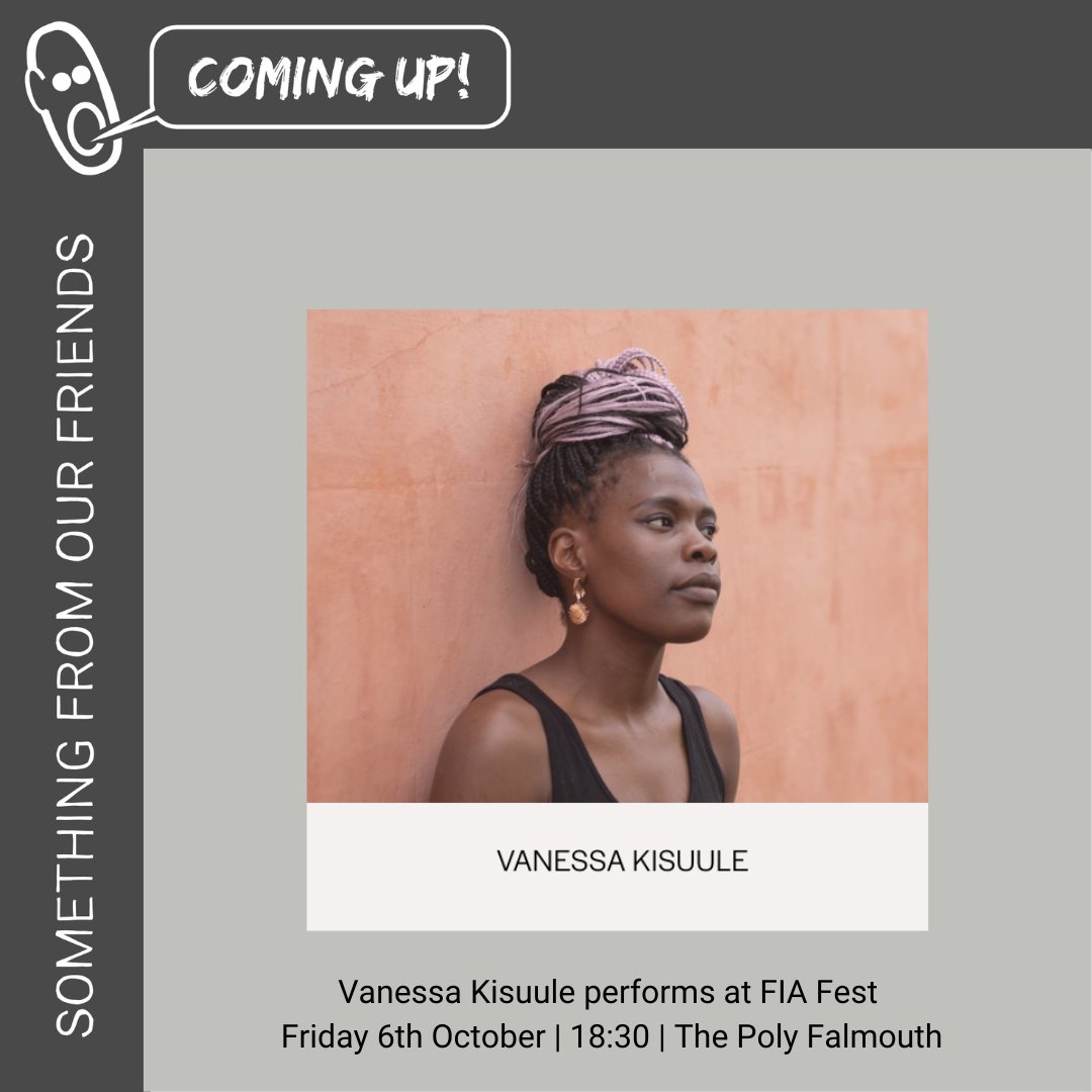 🌟SOMETHING FROM OUR FRIENDS 🌟 Vanessa Kisuule | Fri 6th Oct | @PolyFalmouth The amazing Vanessa headlined at SproutSpoken in 2019 & we still meet people who talk about her performance. She's back this week performing at FIA Fest @im_possibleUK eventbrite.co.uk/e/vanessa-kisu…