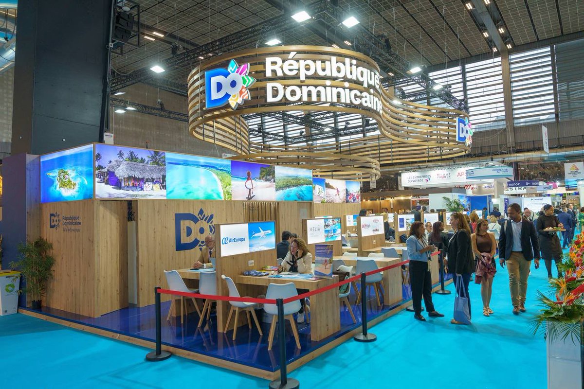 TurismoRD's tweet photo. 📌 Stand D054
🗓️ Del 3 al 5 de octubre de 2023
#IFTM2023 #IFTMParis #IFTMTopResa2023 https://t.co/EAJbaKiKfW