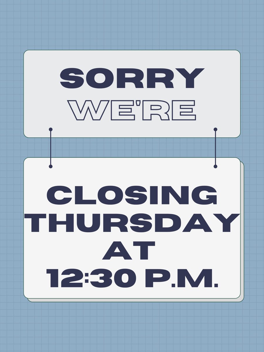 RDHS_Library's tweet image. Hi Royals!  The library will be closed Thursday at 12:30, as Miss. Charbonneau is attending Health and Safety Training.  Book Club will be cancelled for this week.  Wishing you all a great long weekend! @RDHS_Library @lkdsblibraries