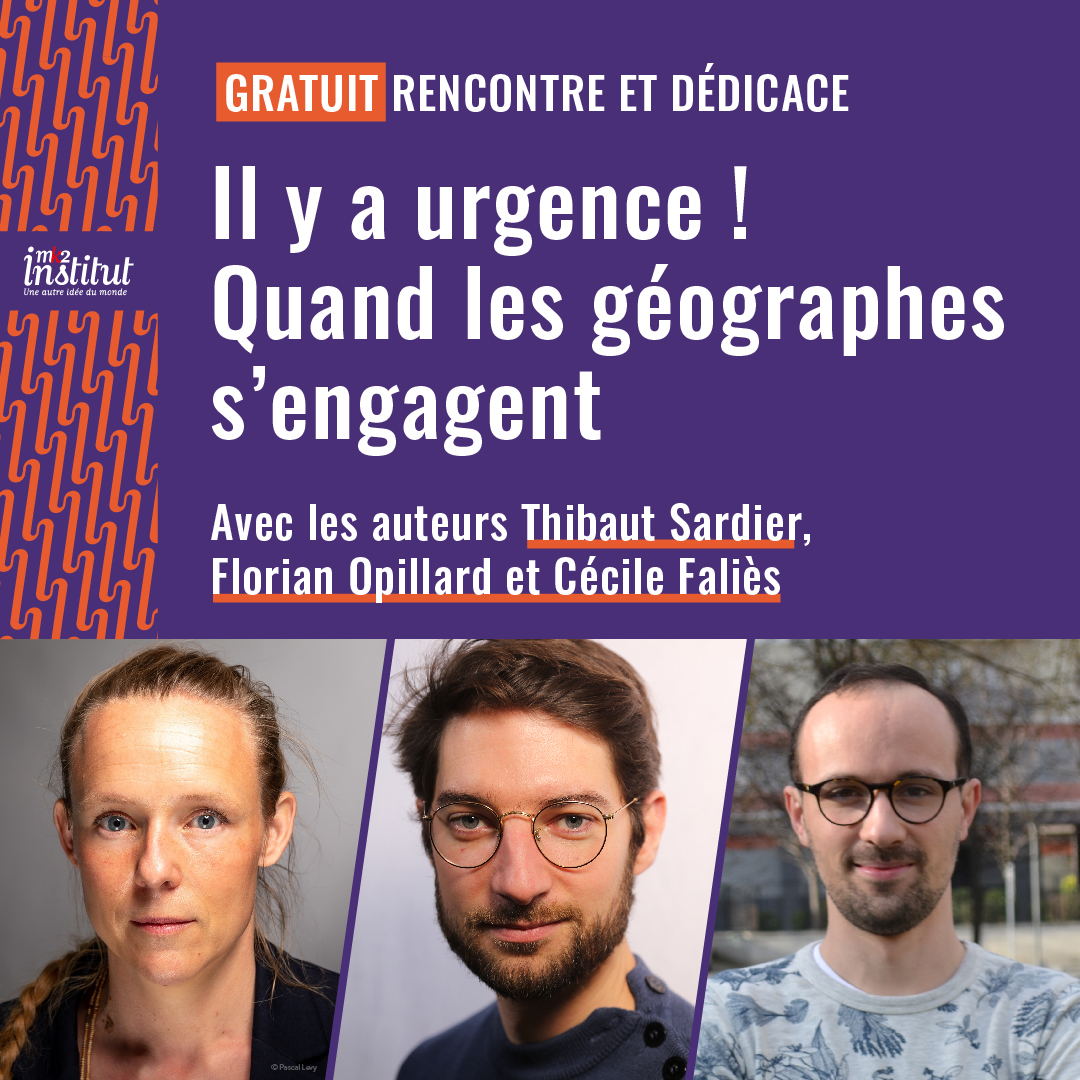 Rendez-vous le 12 octobre à 19 h au @mk2, à l'occasion de la parution du livre 'Il y a urgence ! Les géographes s'engagent' bit.ly/46wynnZ