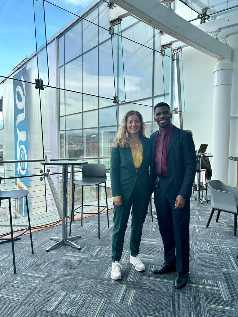 (1/2) #OPECFund at #OYW23: Our Director of Communication Nadia Benamara &amp; <a href="/keenicholas/">Nicholas Kee</a>, CEO and Co-Founder of Kee Farms <a href="/KeeFarmsHQ/">Kee Farms</a>, a regenerative ocean farm that invests in crops &amp; sea stock, aiming to tackle #climatechange by exploring the Blue-Green economy.