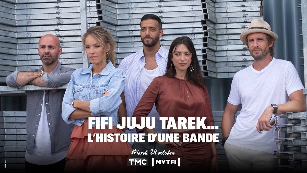 TF1 Pro (@tf1pro) on Twitter photo #Annonce <a href="/TMCtv/">TMC</a>
« Fifi, Juju, Tarek…L’histoire d’une bande » un documentaire inédit raconté par <a href="/TarekBoudali/">Tarek Boudali</a>
Avec <a href="/PhilippeLacheau/">PhilippeLacheau Fifi</a> <a href="/Elodie_Fontan/">Elodie Fontan</a> <a href="/JulienArruti/">Julien Arruti</a> <a href="/reemkherici/">Reem Kherici</a> <a href="/michel_denisot/">Michel Denisot</a> <a href="/farrugiadom/">Dominique Farrugia</a> …
A découvrir le mardi 24/10 à 21:25 <a href="/TMCtv/">TMC</a> ! #Annonce <a href="/TMCtv/">TMC</a>
« Fifi, Juju, Tarek…L’histoire d’une bande » un documentaire inédit raconté par <a href="/TarekBoudali/">Tarek Boudali</a>
Avec <a href="/PhilippeLacheau/">PhilippeLacheau Fifi</a> <a href="/Elodie_Fontan/">Elodie Fontan</a> <a href="/JulienArruti/">Julien Arruti</a> <a href="/reemkherici/">Reem Kherici</a> <a href="/michel_denisot/">Michel Denisot</a> <a href="/farrugiadom/">Dominique Farrugia</a> …
A découvrir le mardi 24/10 à 21:25 <a href="/TMCtv/">TMC</a> !