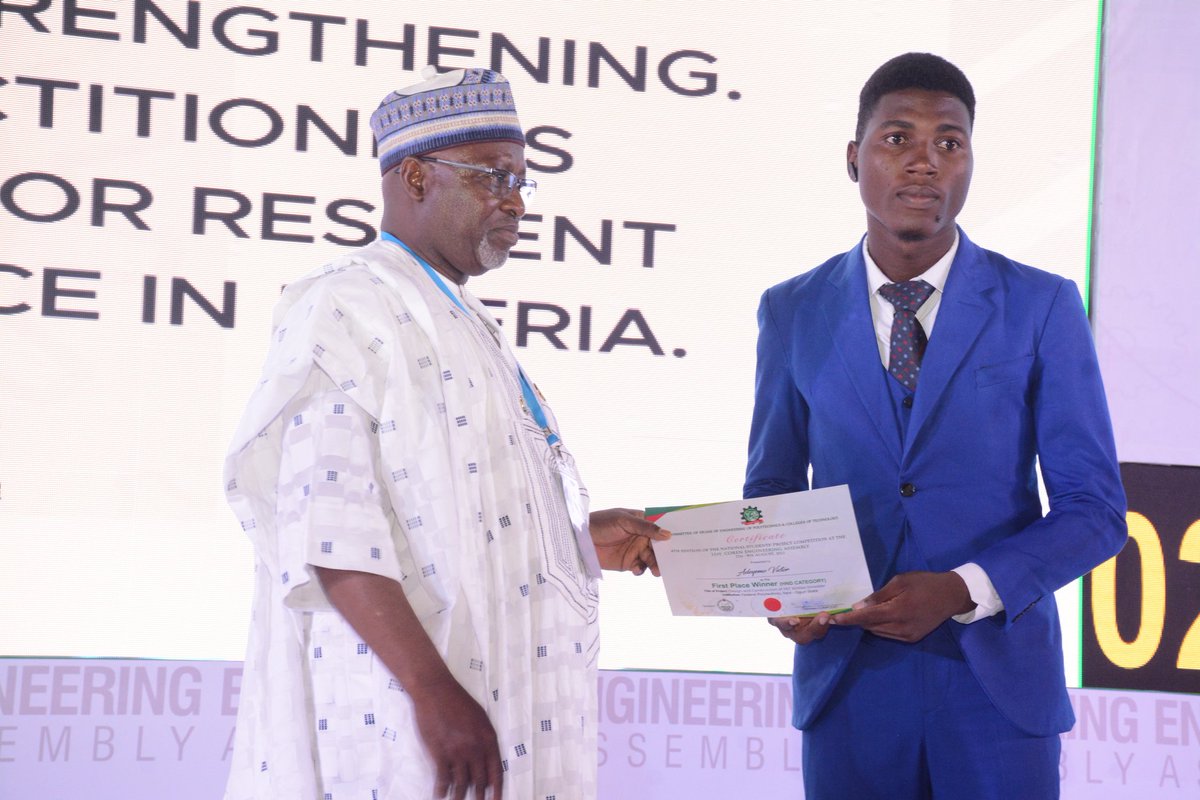 youngbalovic's tweet photo. Thrilled to have proudly represented @PolyIlaro at the national level COMPODET competition in Abuja!Grateful to God, Gratitude to my incredible lecturers, the Dean of Engr., and everyone who believed in me. I'm elated to share that I clinched first position at the HND Category. https://t.co/zjnZSvoBsb