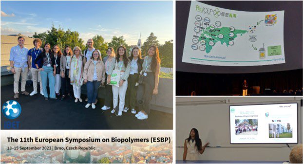 CPS_Ireland's tweet photo. Our partners from @ibetportugal attended the 11th European Symposium on Biopolymers (ESBP), held at Brno Observatory and Planetarium, in Brno, Czech Republic. This event is a successful series of symposia dedicated to all aspects of biopolymers. https://t.co/626FgYjaAZ