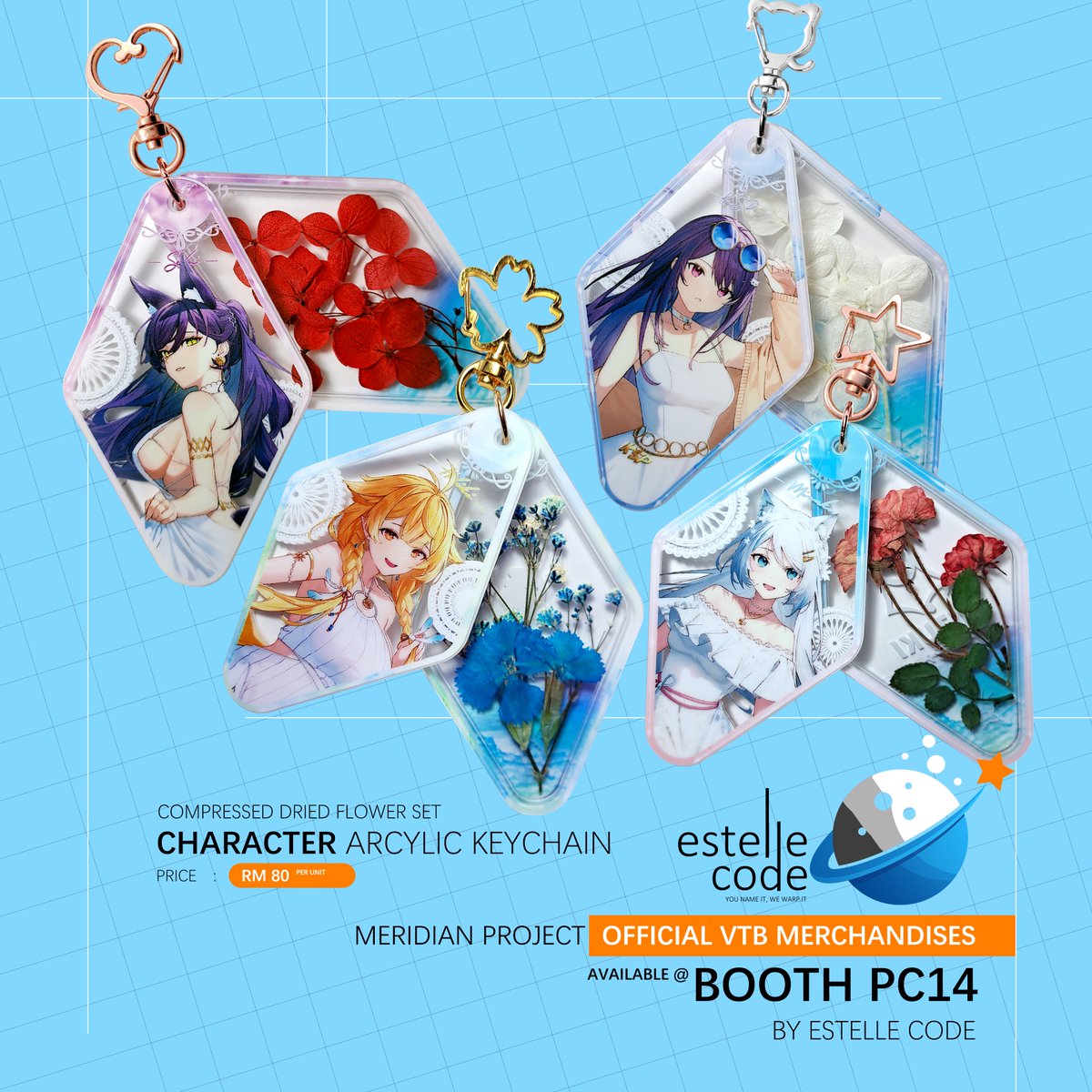 SF_Malaysia's tweet image. 在我們迎接第二波之前，讓我們為已經在ICU的荷包君默哀三秒鐘~ ∑(O_O;)
一，二，好！第二波來咯📷 （説好的三秒呐？？！！
這回爲大家帶來的是來至台灣直接進口的子午計劃官方周邊
#子午計劃 #台湾vtuber
#MeridianProject #浠 #Mizuki #Seki #汐 #Hibiki #響 #KSP