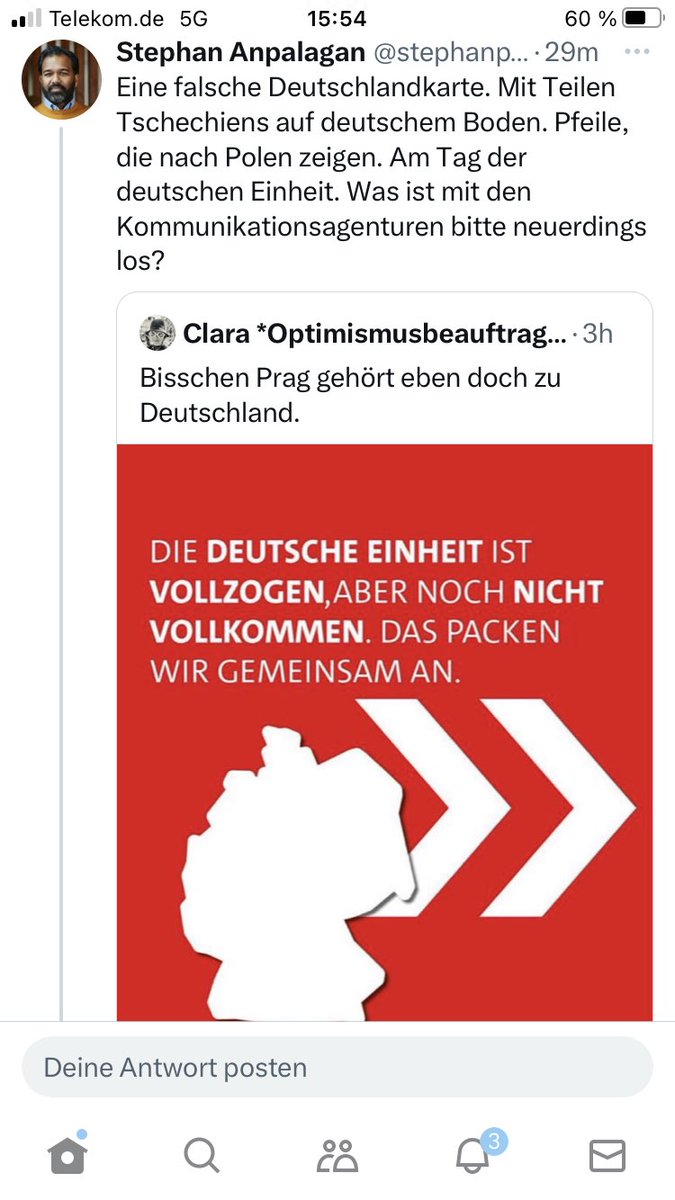 QuarkDDR's tweet photo. Stephan, Du bist der Geilste 😍.

„Guten Morgen, Sie Nazisau. Ich hätte gerne zwei Mohnbrötch:innen und zwei Berliner:innen!“
 „HH, Herr Anpalagan, wir haben heute auch Kirschkuch:in im Angebot!“
„Oh ja, Sie dreckige Faschist:in! Das ist eine gute Idee. Da nehm ich auch zwei davon!“
„Soll ich’s Ihnen extra einpacken?“
„Das würde Ihnen so passen, Sie neokoloniales Miststück!“
„Na, dann pack ich alles in eine Tüte!“
„Oh ja, packen Sie alles ein! Wie damals Pol:in!“
„Is rechts, Herr Analpagan. Schönen Feiertag noch!“
„Es gibt nichts zu Feiern in diesem Drecksstaat!“
„Ja danke, und bis morgen!“
„Bis morgen - wenn sie Ihnen dann noch nicht das Handwerk gelegt haben, Reichsbürger:in!“
„Is rechts, Herr Anpalagan!“