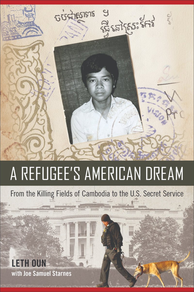 Three chances this week to see @JSamuelStarnes help @LethOunBook recount his journey from the Killing Fields of Cambodia to becoming a U.S. Secret Service officer. Oct. 5 at 7:00pm @wordsmatterbookstore; Oct. 6 at 5:00 pm @farleysbookshop; Oct. 7 at 12:00 pm @collsbookfest