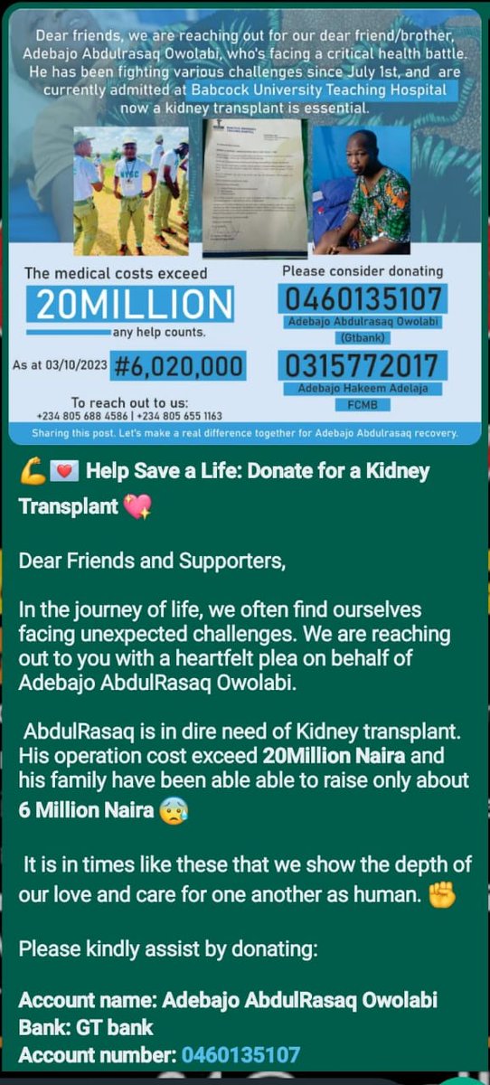 #HelpSaveAbdulRazaq 
@dabiodunMFR
<a href="/iamadaratosin/">Adaraniwon Oluwatosin</a>
@UncleCCA
<a href="/MopelolaLove1/">MOPELOLA OF EKITI</a>
<a href="/Sir_Rexpect/">𝙅𝙤𝙝𝙣𝙨𝙤𝙣 𝘼𝙡𝙖𝙗𝙞</a>
@Nana_Remi03
<a href="/ekitistategov/">Government of Ekiti State</a> 
<a href="/fuoyesmilegist1/">SmilegistNG</a> 
<a href="/fuoyevibe/">Fuoyevibe</a> 
@fuoyenews 
<a href="/FUOYE_SUG/">STUDENTS' UNION GOVERNMENT, FUOYE</a>
<a href="/Ugochukwu_96/">👑 Pharaoh 👑</a>
@DrOlufunmilayo
<a href="/seunosewa/">Seun Osewa 🇳🇬</a>
<a href="/AbeniAde_/">OMIDAN ÀBẸ̀NÍ ✨</a>
<a href="/theayoadams/">Ayo of Ibadan</a>
<a href="/HafeezAkanni_/">Akanni of Ogun | Mobile Grapher 📽️📱</a>