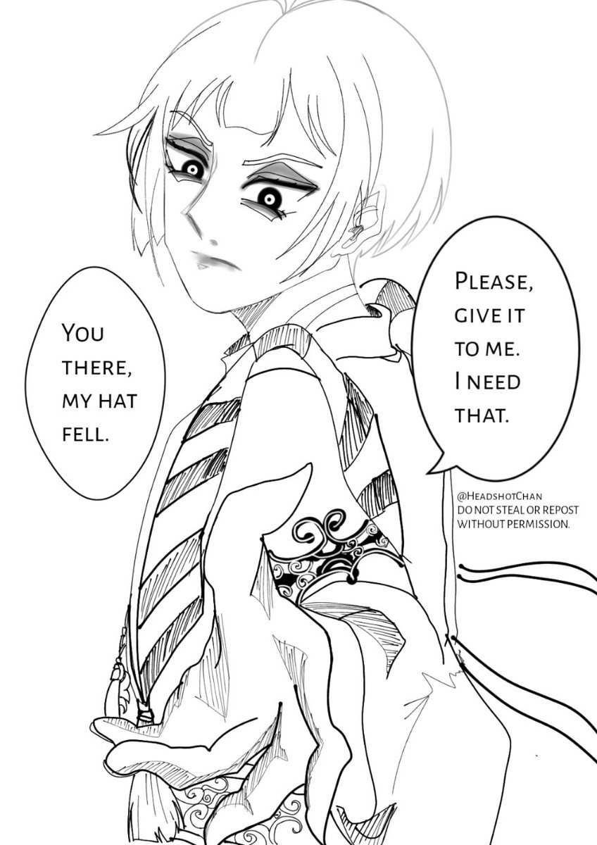 headshotchan1's tweet photo. Lazy lineart.
▃▃▃▃▃▃▃▃▃▃▃▃▃▃▃▃

– #RolloTW
– #TwistedWonderland 
– #TwistedWonderlandRollo
– #RolloFlamm
– #TwistRolloFlamm https://t.co/QWX1h0ETKG