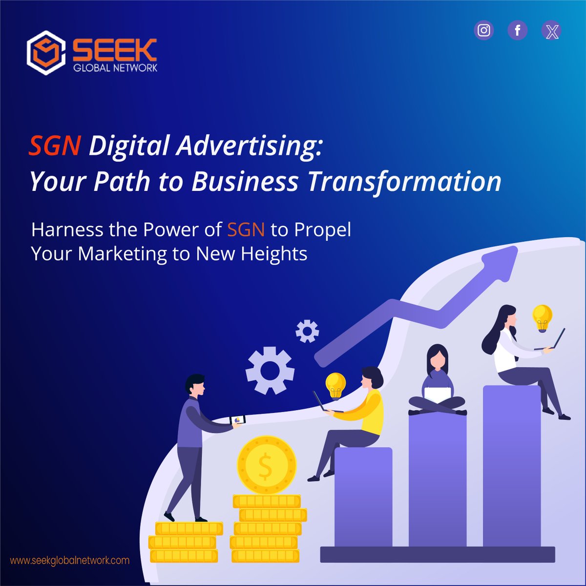 SeekGlobalNet's tweet photo. Elevate your brand with SGN Digital Advertising magic!
Stay tuned for more details: π https://t.co/y7b3Yz4THP
#SGNMarketingMastery #BusinessTransformation #AdTechEvolution #DigitalBoost #PropelYourBrand #DigitalAdvertising #SeekGlobalNetwork #SGN https://t.co/ha6hh0wMrw