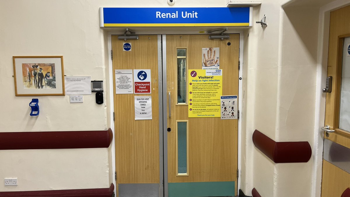 The Libby and Rob road show hit Manchester Royal and Rochdale units and again, had a warm welcome from all. Great engagement with staff and patients. Lots of patient interest in both #PREM23 and #KidneyBeam #WorthwhileEffort