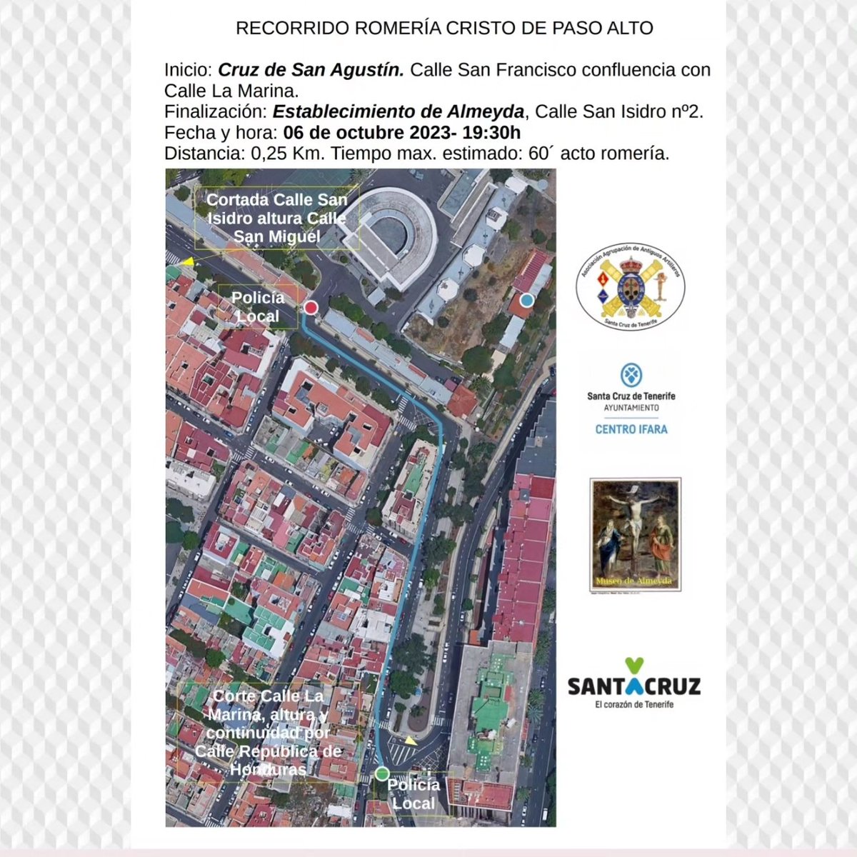 Asociación de Antiguos Artilleros (@aaartilleros_) on Twitter photo VI Fiestas del Toscal.
Concierto Banda Sinfónica de <a href="/santacruz_ayto/">Ayuntamiento de Santa Cruz de Tenerife</a> y Romería al Cristo de Paso Alto, día 4 y 6 respectivamente.
<a href="/CentroIfara/">Distrito Centro Ifara</a>
<a href="/AAArtilleros_/">Asociación de Antiguos Artilleros</a>
<a href="/arzocastrense/">ArzobispadoCastrense</a>
Info: elviejocaboprimero.blogspot.com/2023/09/vi-fie… VI Fiestas del Toscal.
Concierto Banda Sinfónica de <a href="/santacruz_ayto/">Ayuntamiento de Santa Cruz de Tenerife</a> y Romería al Cristo de Paso Alto, día 4 y 6 respectivamente.
<a href="/CentroIfara/">Distrito Centro Ifara</a>
<a href="/AAArtilleros_/">Asociación de Antiguos Artilleros</a>
<a href="/arzocastrense/">ArzobispadoCastrense</a>
Info: elviejocaboprimero.blogspot.com/2023/09/vi-fie…