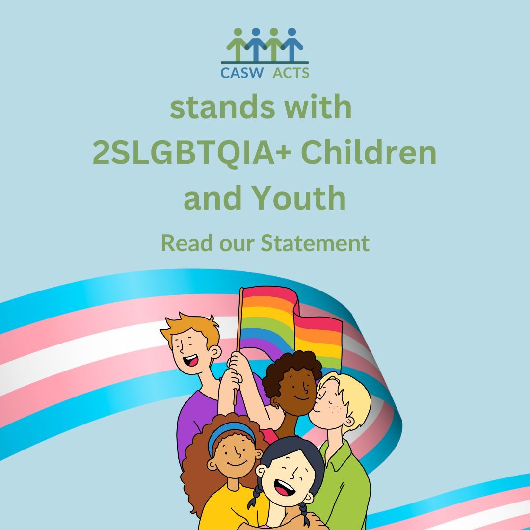 CASW condemns recent rhetoric and policy changes targeting 2SLGBTQIA+ children and youth, particularly trans and gender queer kids. 

Any policy that requires outing a queer young person is against the social work code of ethics.

Read our full statement: casw-acts.ca/en/casw-statem…
