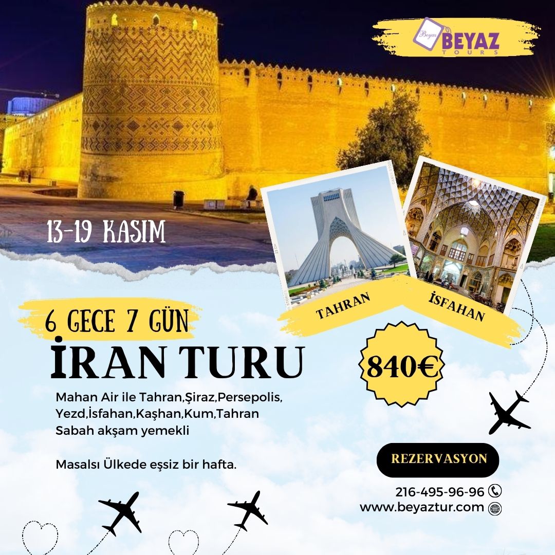 BEYAZTOURS's tweet photo. Masalsı şehirde unutulmaz bir hafta. 18 Eylülde Mahan Air ile 6 gece 7 günlük yemekli turumuzda son 12 koltuk.
Rezervasyon için acele edin.
#iran #tahran #şiraz #isfahan #kushan #beyaztur @BEYAZTOURS
https://t.co/Gi16zhgxsg https://t.co/DyVsoFxO28