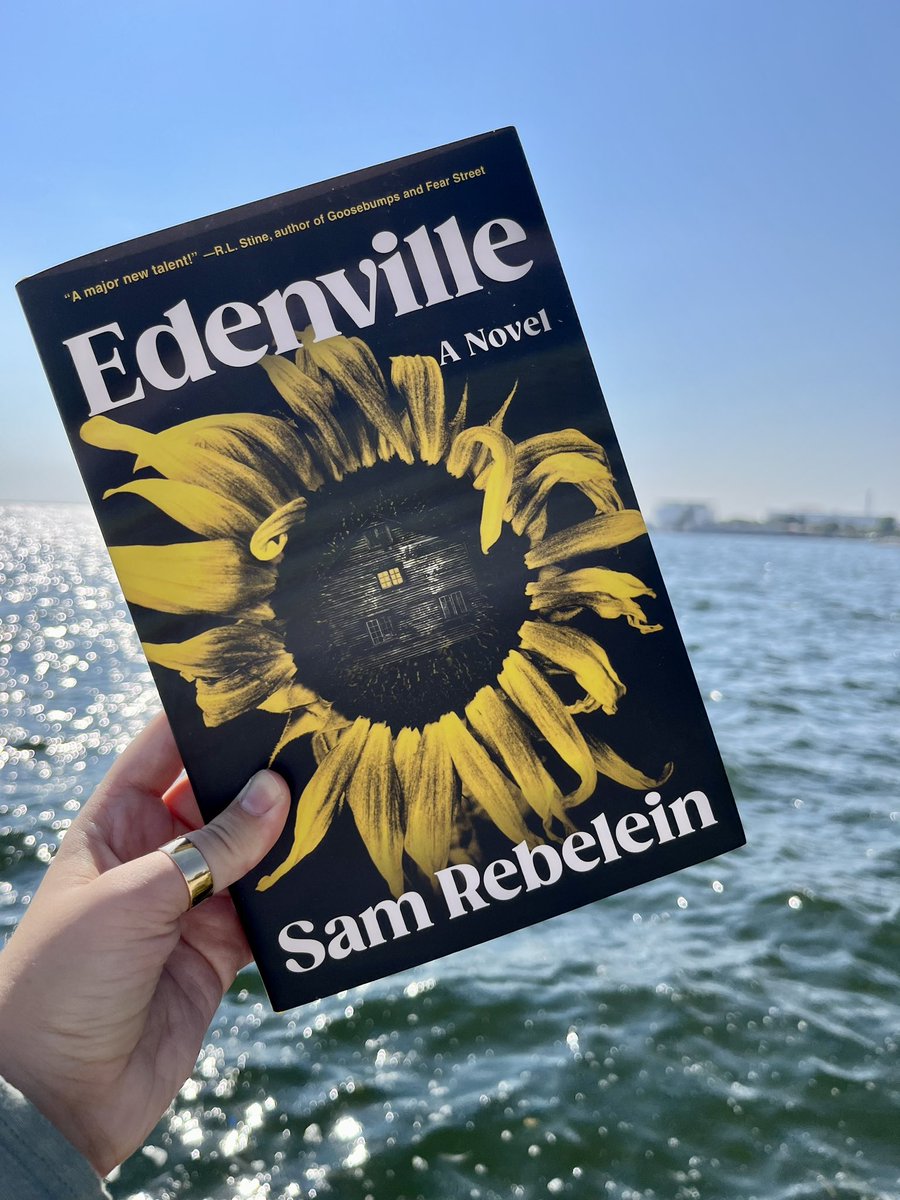 claire_m_harris's tweet photo. The day is finally here—EDENVILLE by Sam Rebelein (@HillaryScruff) is out in the world! I can’t wait for everyone else to get a chance to read this creepy, twisted, disturbing, dark academia, cosmic horror romp! https://t.co/lDPm7Ei0Az