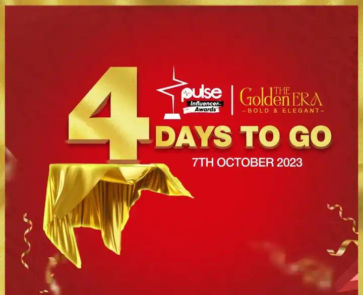 4 days to go to the Pulse Influencer Awards 2023! 😮‍💨🚀
#bahdlex
Get ready for the biggest awards show in Africa happening on the 7th of October! Save the date 🗓️🔥

#PulseInfluencerAwards #PulseInfluencerAwards2023 #PulseInfluencerAwardsNigeria