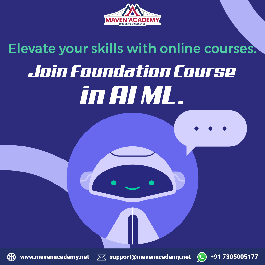 MavenAcademy1's tweet image. Enroll now: mavenacademy.net
#machinelearningcourse #IoTcourse #onlinecourses #skilldevelopment #elearning