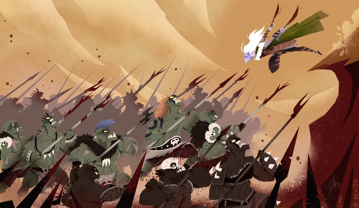 「Drizzt added to prints 」|Revujoのイラスト