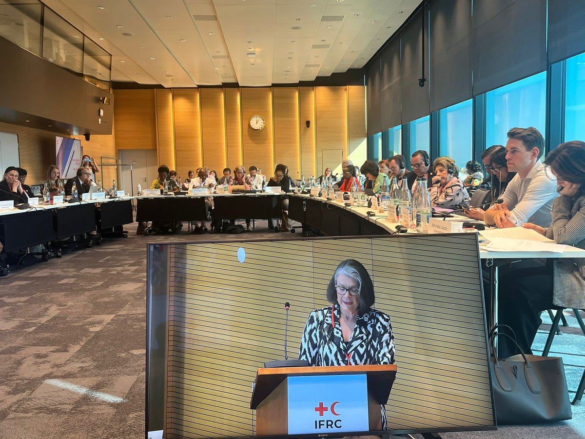KateForbes_IFRC's tweet photo. Great to be back in Geneva for discussions at the @ifrc board. The last couple of weeks I've been listening to Red Cross and Red Crescent leaders, staff and volunteers from all over the world. The decisions taken here have a wide humanitarian impact. Proud to do my part to serve. https://t.co/MDfRWbKa0A
