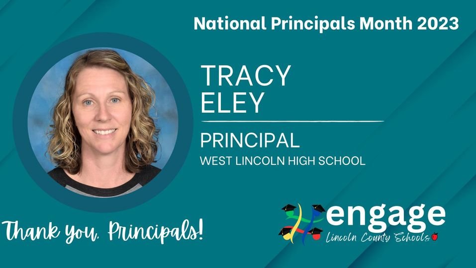 LCSNC (@nc_lcs) on Twitter photo October is National Principals Month!
Today's Spotlight:
Tracy Eley - Principal, <a href="/wlincolnhs/">West Lincoln HS</a>
Favorite memory from a principal who made an impact on you:
Diana Carpenter - "The support she gave me as a new administrator."
#engage
#ThankAPrincipal October is National Principals Month!
Today's Spotlight:
Tracy Eley - Principal, <a href="/wlincolnhs/">West Lincoln HS</a>
Favorite memory from a principal who made an impact on you:
Diana Carpenter - "The support she gave me as a new administrator."
#engage
#ThankAPrincipal