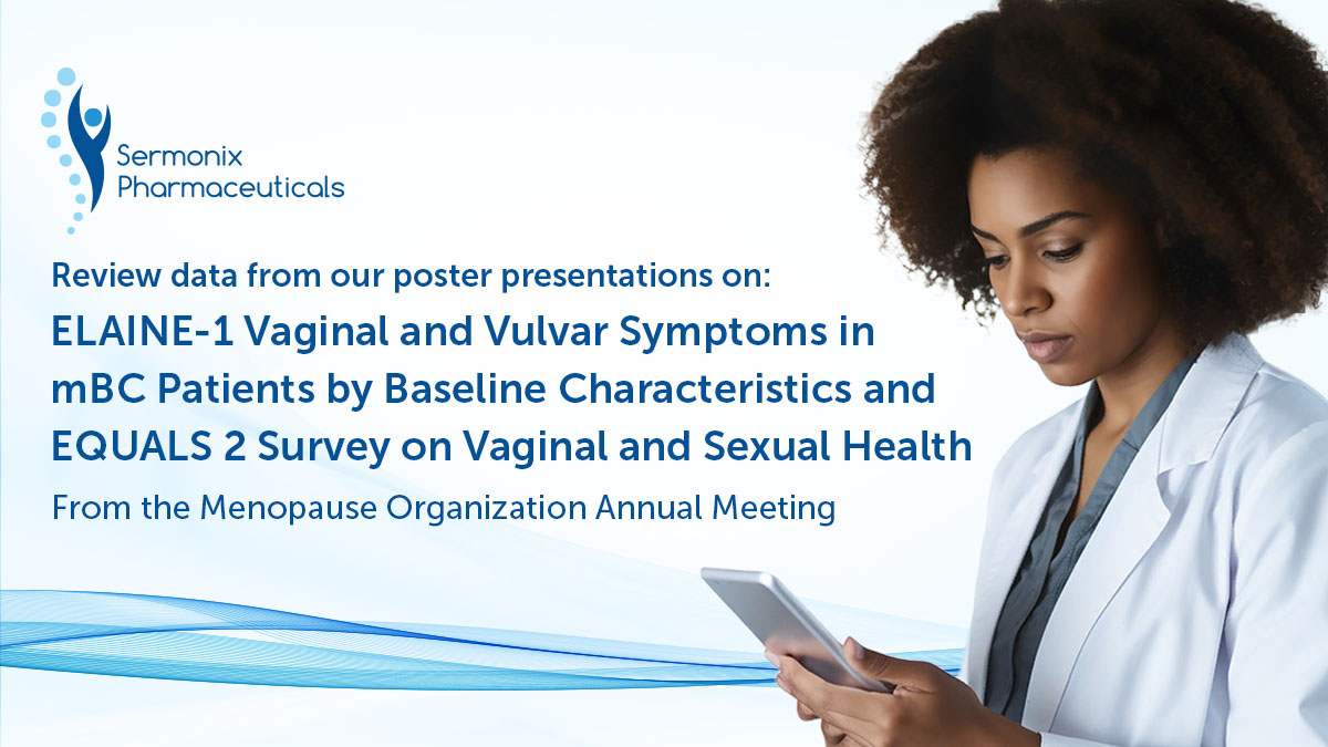 We proudly presented 2 posters addressing the sexual and urogenital health of patients with metastatic breast cancer at last week’s @MenopauseOrg Annual Meeting in Philadelphia. #ICYMI Review the data from both poster presentations now: bit.ly/3PrrbTi…