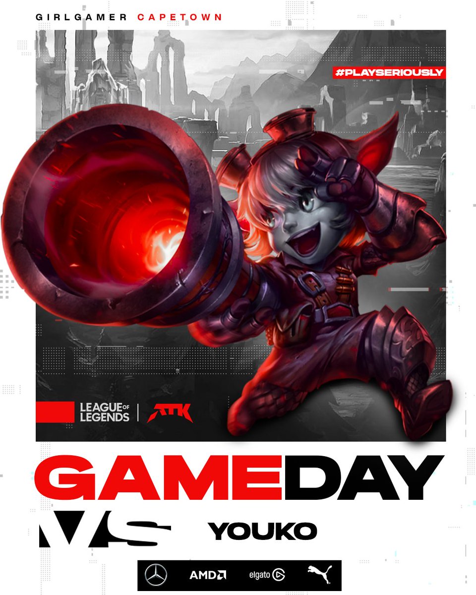 ATKesportsGG's tweet image. WHO WILL TAKE FIRST SEED?!

Our @TeamValkyrieLol is up against @Youko_gg in what will likely determine the first seed heading to Cape Town for the @GIRLGAMER Festival! 😳

DON'T MISS IT!

⏱20h00 SAST
📺twitch.tv/sheepiiza

#PlaySeriously #ATKWin