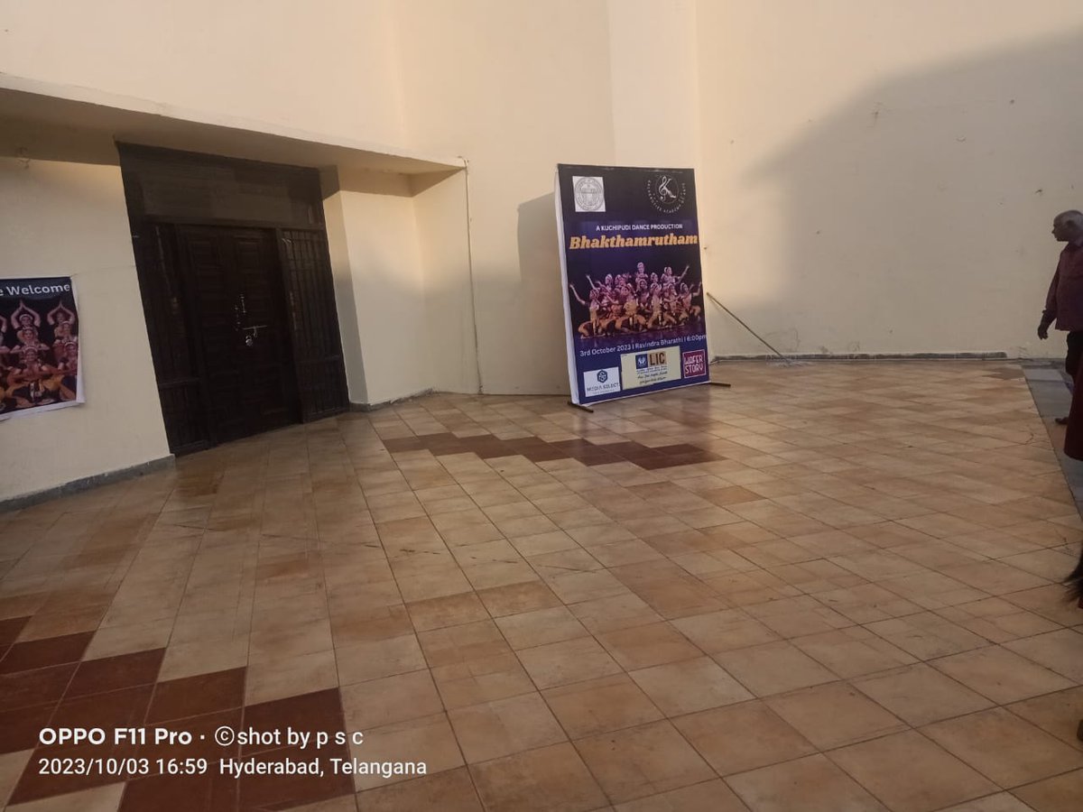 POLNOISEMAKERS's tweet photo. All set for Today Event
*BHAKTHAMRUTHAM*
kuchipudi Dance Program
Venue: Ravindra Barathi Auditoriam.
#Bhakthamrutham
#KALAKRUTIZZACADEMYOFARTS
#mediaselectprbranding
#mediaselectcomunications
#mediaselect
#neelamramesh
#Padasevanam
#Archanam #Smaranam
#Atmanivedanam
#Dasyam https://t.co/SevRVMJdvO