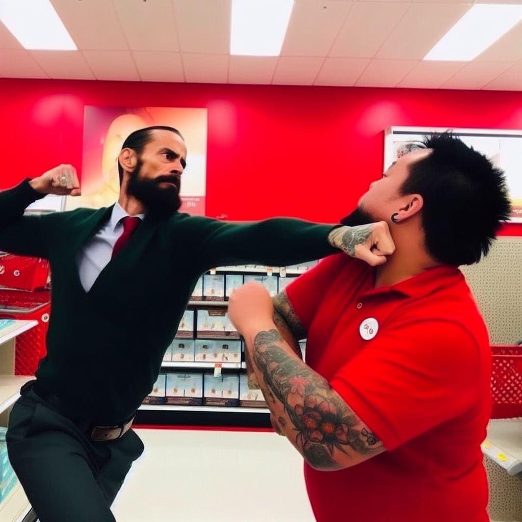 CM Punk managing a Target.
