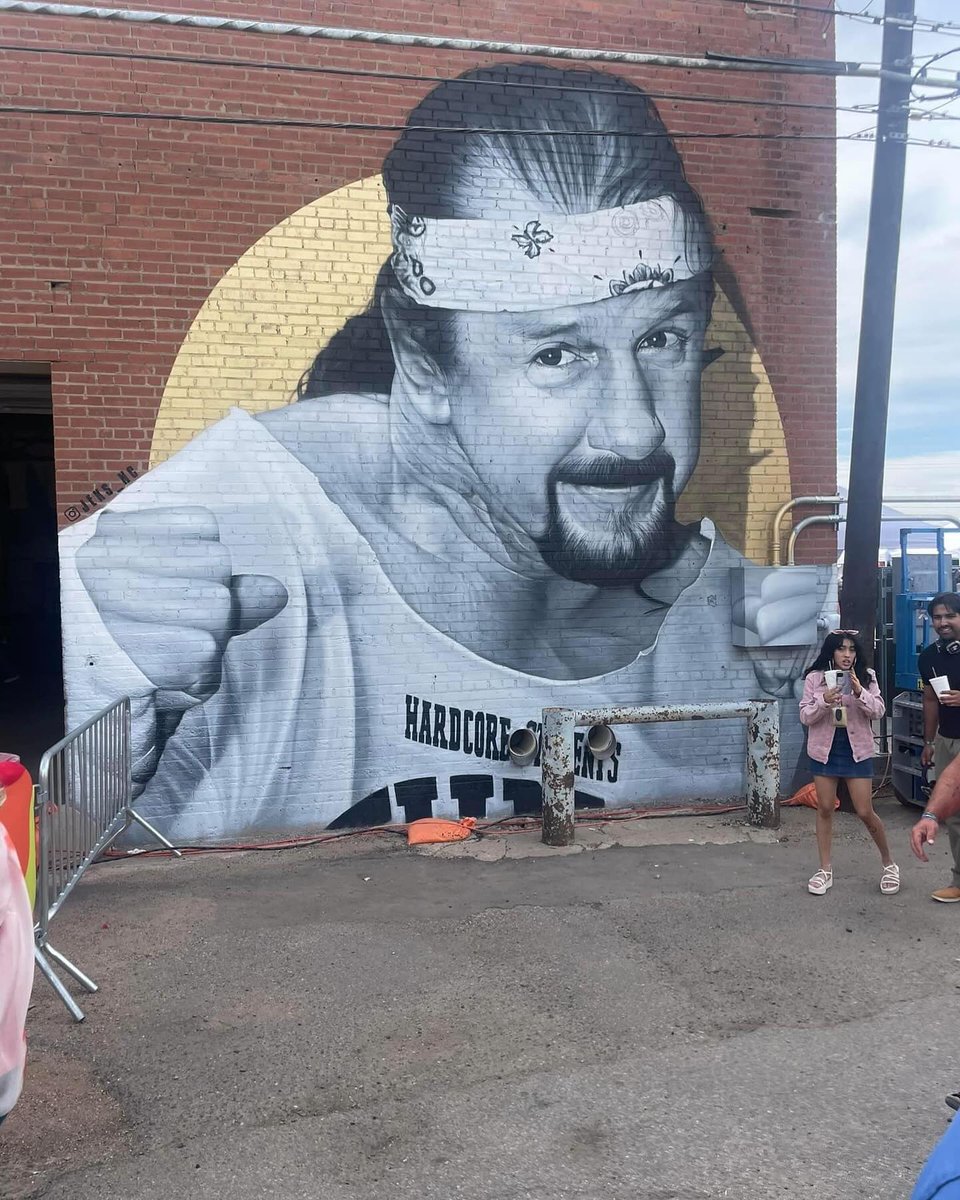 Our newest mural in downtown Amarillo ♥️. #TerryFunk