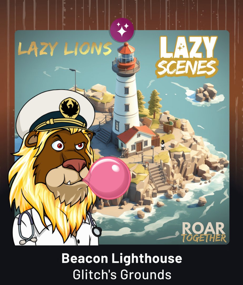 Qhu_NFT's tweet photo. Everyone has a story. What's yours? @LazyLions #LazyScenes https://t.co/9rYFyi4ZSK